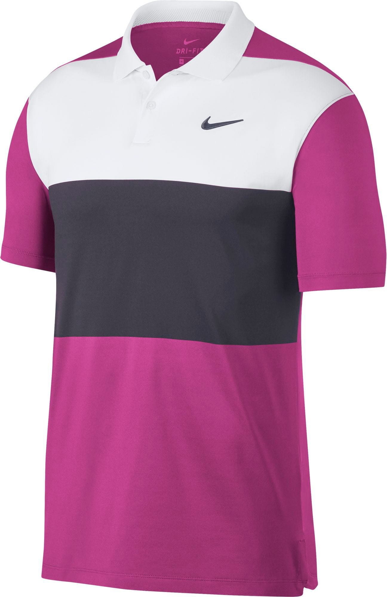 nike men's vapor color block golf polo