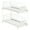 White, variant on 2-Tier Cabinet Storage Organizer Baskets with Sliding Drawer Set of 2, White