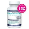 Lipozene Mega Bottle Fat Burner & Appetite Suppressant Weight Loss Pills, Capsules, 120 Ct