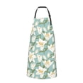 thumbnail image 2 of Naloa Lilies Flowers Apron Kitchen Aprons with Pockets for Women Men Chef, 2 of 8