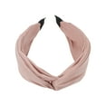 thumbnail image 5 of Unique Bargains 1 Pc Headband Cross Solid Hair Accessories for Women Pink, 5 of 5