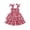 dress 140#Red, variant on WAYUTE Dresses for Girls Tiered Ruffle Sundress with Bow Tie Straps and Plaid Pattern for Toddler Kids Casual Summer Outdoor