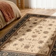 thumbnail image 4 of Rug Branch Traditional Persian  Beige Black Indoor Area Rug - 6x9, 4 of 8