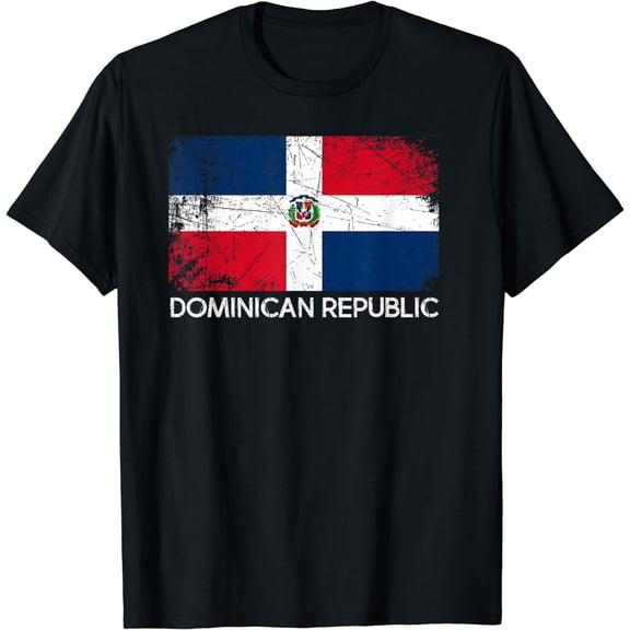 Dominican Republic Flag Shirt Graphic T Shirt
