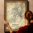 thumbnail image 6 of Sudbury Vintage Map Prints Canvas, Ontario Map Art Canvas, Canvas, Sudbury Map City style vintage Canvas , Canvas Wall Art, Street Map Artwork Canvas, 6 of 6