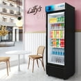 thumbnail image 5 of 26 in. Commercial Merchandiser Refrigerator with LED Lights, 15 Cu. Ft. in Black (KM-MDR-1GD-15C), 5 of 5