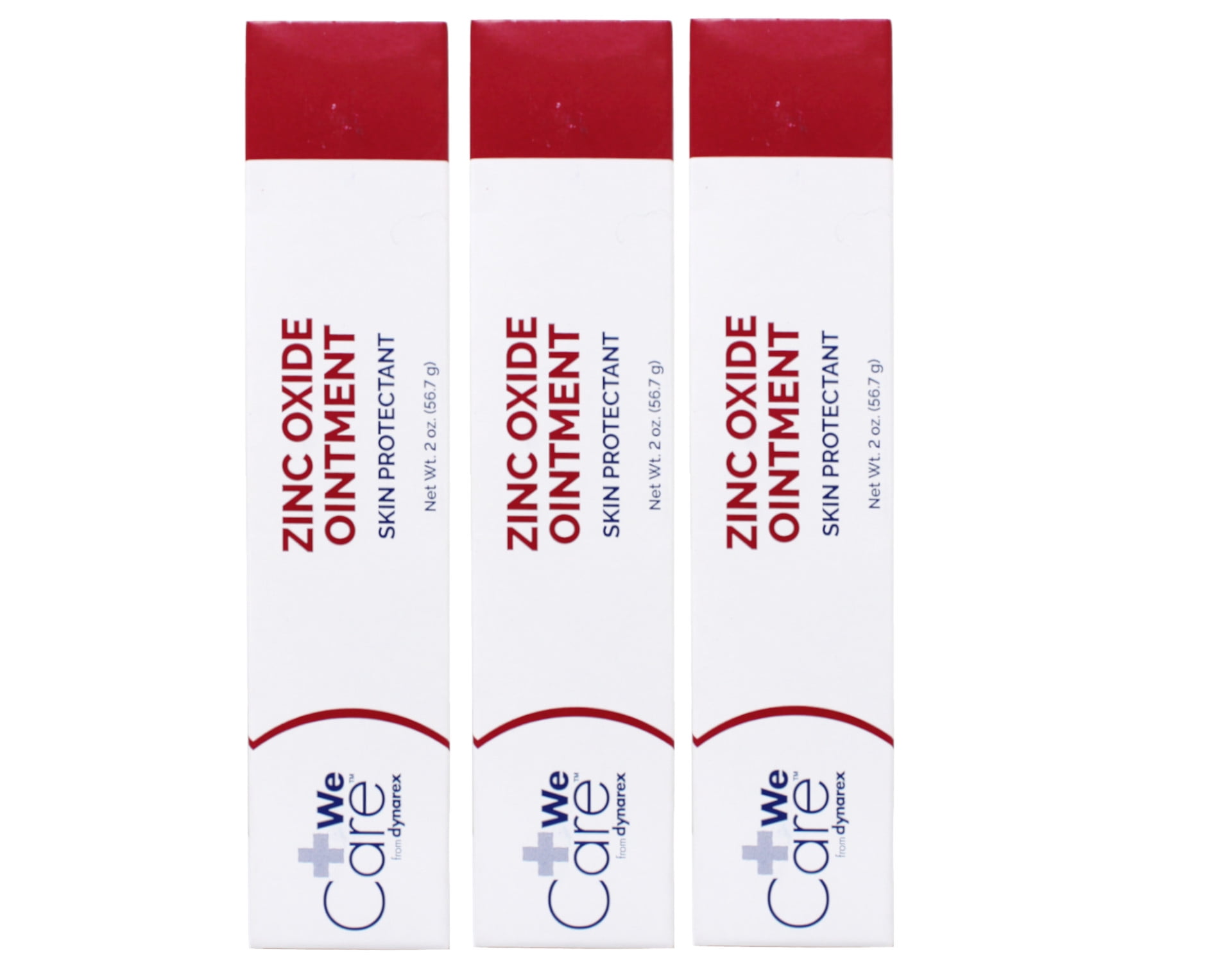 Dynarex, Zinc Oxide Skin Protectant Ointment, 2 oz, 3 Pack