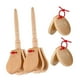 thumbnail image 5 of 4 piezas de castañuelas de dedo, claqueta de , juguete de educación temprana, instrumento musical de percusión de castañuelas para bricolaje, 5 of 9