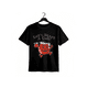 thumbnail image 1 of Let's Start a Cult" Men's Graphic T-Shirt - Casual Black Cotton Tee with Red & White Cartoon Print, Round Neck, all-Season Wear, 1 of 6