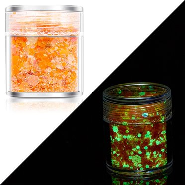 Luminous Nail Glitter – Glow In The Dark Glitzer Für Nägel, DIY & Party