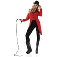 thumbnail image 2 of Veste Rouge de Ringmaster pour Femme, Costume de Ringmaster de Cirque pour Femme, Costume de Dompteuse de Lions pour Femme, Costume de Meneuse de Claque pour Femme, Moyen, 2 of 4