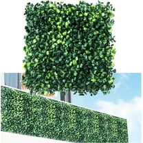 Grass Wall Panels,12Pcs 10"x 10" Artificial Boxwood Hedge Panels for Indoor Outdoor Decor,Higher Density Faux Greenery Wall Backdrop Green Wall Privacy Screen for Patio Party and Backyard