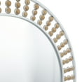 thumbnail image 5 of DecMode 31" x 31" White Wall Mirror with Beaded Detailing, 5 of 8
