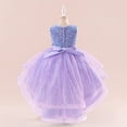 thumbnail image 5 of Flower Big Girl's Dress Princess Maxi Dresses Bridesmaid Wedding Birthday Party Pageant Prom Gown for Kids, 5 of 5