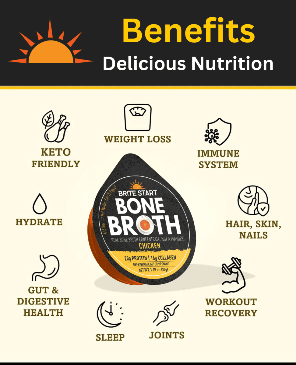 Brite Start Organic Chicken Bone Broth 12 Pack
