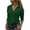 Green, variant on IROINNID Shirt for Women Summer Long Sleeve Blouse Turn-down Lapel Casual Basic Tops T-Shirt,Hot Pink