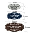 thumbnail image 5 of Signs ByLITA Victorian Customer Care Specialist Graphic Sign (Black) - Small, 5 of 6