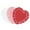 Pink, variant on 100Pcs 6 Inch Valentine Heart Doilies Cutouts Paper Lace Doily Red Craft Gift Set for Table Party Decorations,Mixed Colors