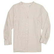 White Stag - Women's Plus Pintucked Linen Tunic