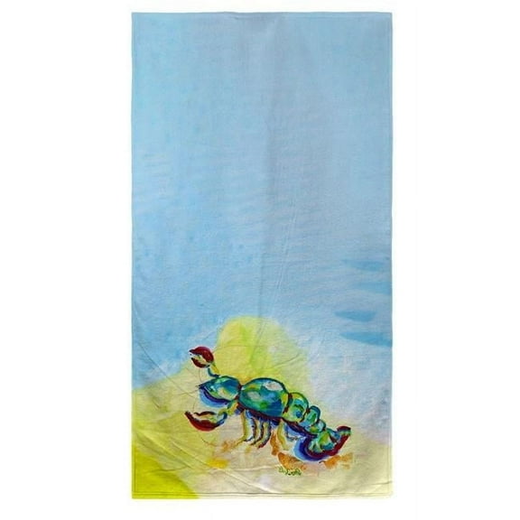 Betsydrake BT1137 Colorful Lobster Beach Towel