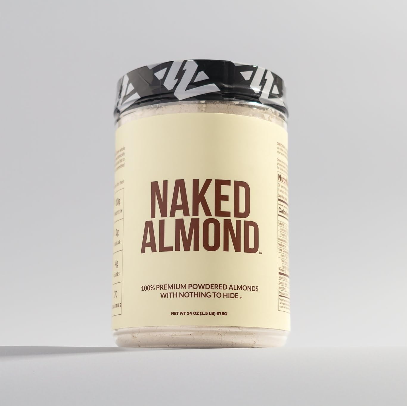 NAKED Almond Protein Powder from small dairy farms, Only 1 Ingredient, Vegan, Gluten-Free, No Additives, No Salt, No Sugar - 38 Servings - 1.5LB