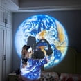 thumbnail image 3 of Fiudx Luz de Proyección de Estrellas, Efecto Nebulosa Romántico, Carga Usb, Base Magnética, Incluye 15 Tiras de Luz, Ideal para Dormitorio, Regalo Ideal, Potencia de 3 W, Ángulo Ajustable de 90°., 3 of 6
