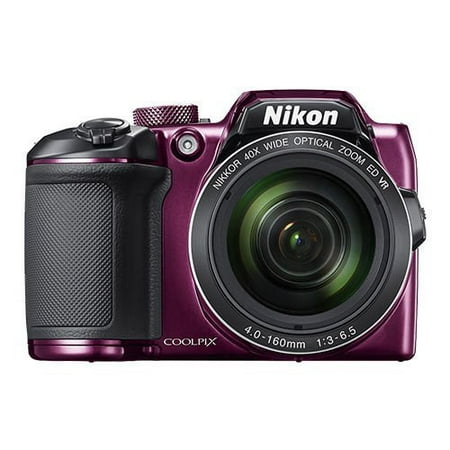 Nikon COOLPIX B500 Digital Camera (Purple) International Model No