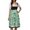 Mint Green, variant on Women's Tennis Skirts Summer Skirt for Ladies Dress Apron Half Body Apron Bavarian Versatile Everyday Partywear for Pink S