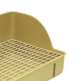 thumbnail image 6 of balikha Corner Litter Pan Pee Pan Tray Bedpan Cage Toilet Bedding Box Pet Toilet for Hamster Rats Cage Accessories Green, 6 of 9