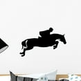 thumbnail image 1 of Horseback Riding Silhouette Wall Decal by Wallmonkeys Peel and Stick Graphic (18 in W x 13 in H) WM50253, 1 of 4