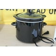 Small 2 Quart Round Manual Slow Cooker, Black (SCR200B)