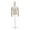 Linen+silver, variant on Male Dress Form Display, Male Mannequin Torso with Head & Arms 53-76 in Height Adjustable Mens Mannequin Body with Tripod Metal Stand for Store Display