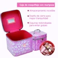 thumbnail image 4 of Conjunto De Tres Piezas Cuadradas Bolsos De Maquillaje De Gran Capacidad, Opcionales En Varios Colores, Impermeables, Especialmente Para Mujeres, 4 of 7