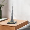 thumbnail image 3 of Burj Khalifa Tower Dubai Building Blocks Set – 555 Pieces Advanced Architecture Model Kit, Collectible Architecture Souvenir,, 3 of 5