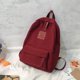 thumbnail image 3 of Mochilas de libros para mujer, mochilas simples de moda para ordenador portátil, mochilas para niñas y estudiantes (rojo), 3 of 8