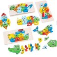 thumbnail image 4 of Wooden Toys Jigsaw Puzzles for Toddlers Educational Toys Gift, 4 of 4