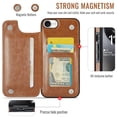 thumbnail image 2 of Funda Cartera Wefor para iPhone 16e de Cuero PU con Porta Tarjetas, 2 of 7
