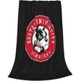 thumbnail image 2 of Boston University Logo Queen Blanket Lightweight Blanket for Bed, Sofa Microplush - Ultra Soft Warm Blanket, 2 of 6