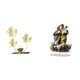 thumbnail image 1 of Figura decorativa de metal con flores y hojas, ideal para decorar , estantes y armarios. Material: hierro. Apta para regalar., 1 of 8