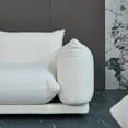 thumbnail image 6 of Indecor Home 125.8" Modular Couches and Sofas, 4 Seater with 1 Reversible Ottoman Sectional Sofa L Shaped Couch for Living Room Bedroom, Apartment, Office, White, 6 of 6