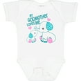 thumbnail image 3 of Inktastic My Godmother Loves Me-cute Elephants Boys or Girls Baby Bodysuit, 3 of 5