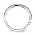 thumbnail image 2 of Auriga Fine Jewelry 14K White Gold Diamond Ring for Women Guard Size 7, 2 of 6