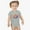 Grey, variant on Pastel Pumpkin Bodysuit for Infants, Ideal for Fall Festivities