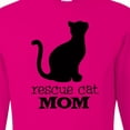thumbnail image 4 of Inktastic Rescue Cat Mom Long Sleeve T-Shirt, 4 of 5