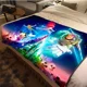 thumbnail image 3 of Manta ligera con estampado de Mickey y Minnie de Disney para sala de estar, dormitorio, habitación de los niños, manta cálida, regalo de Navidad, 3 of 5
