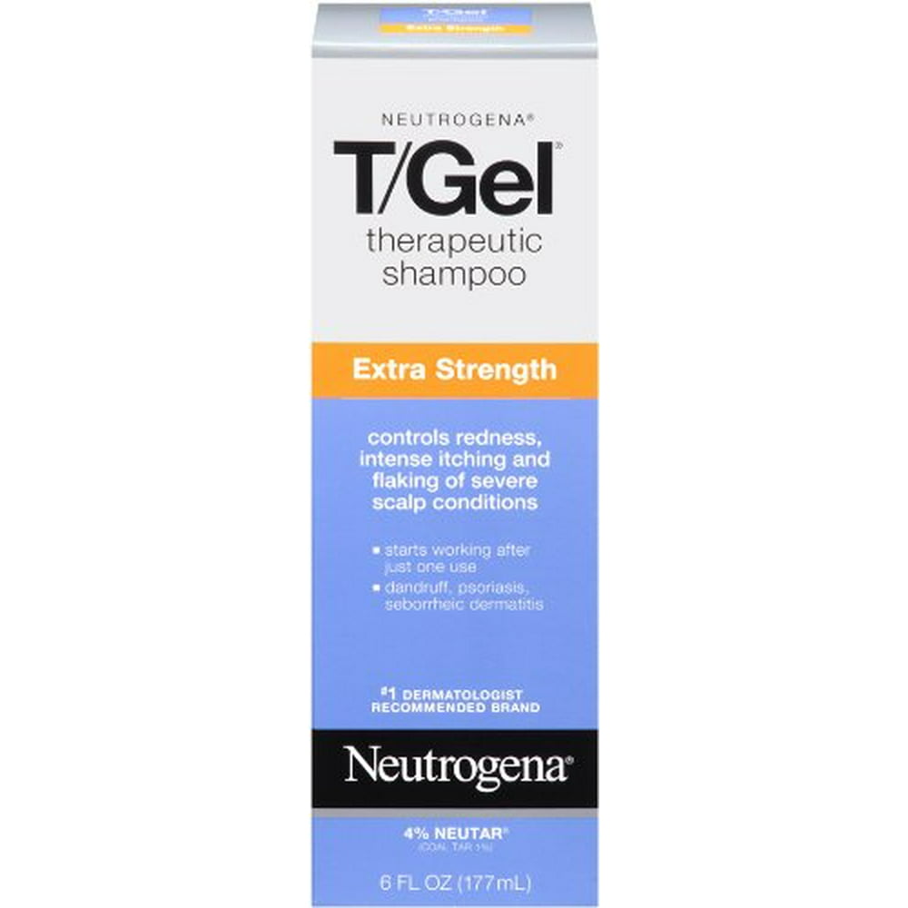4 Pack Neutrogena TGel Therapeutic Shampoo,