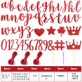 thumbnail image 2 of Kit de pancartas TaoBary Happy Birthday para bricolaje con 162 letras rojas, 2 of 8