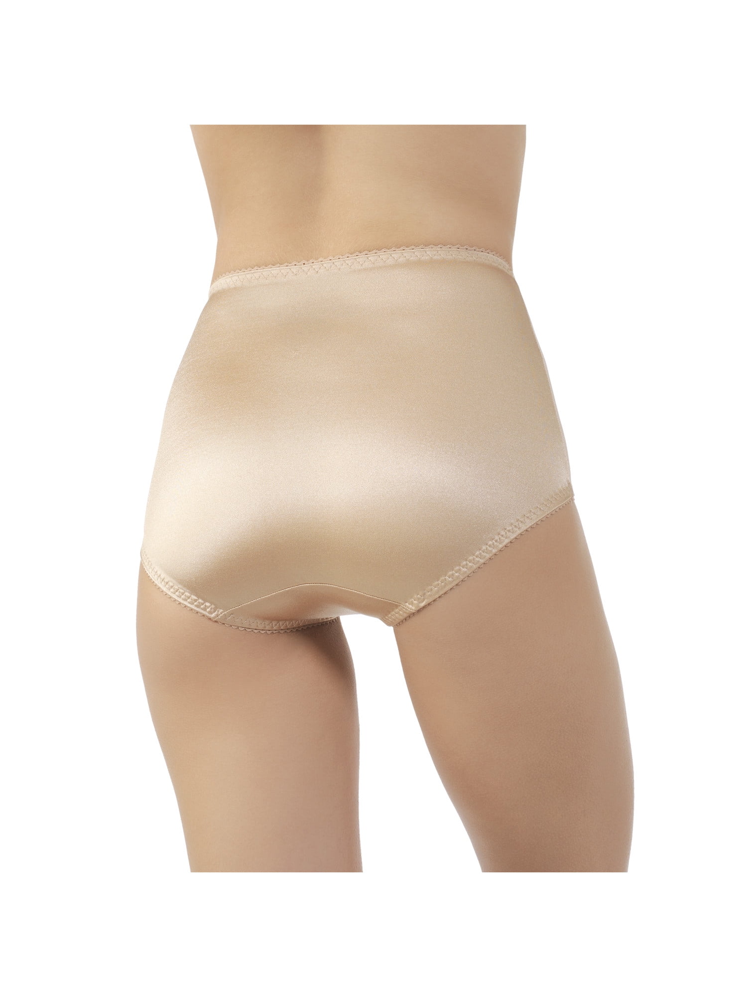 Women's Vassarette 40001 Undershapers Smoothing & Shaping Brief Panty (Vass Latte L)