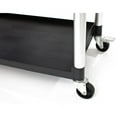 thumbnail image 2 of Trinity 3-Tier Utility Cart, Black, 2 of 4