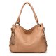 thumbnail image 1 of Bolso de mano para mujer, bolso de hombro grande a la moda, bandolera de cuero, bolso de compras de viaje, bolso de mano con borlas caqui kaili Sencillez, 1 of 5